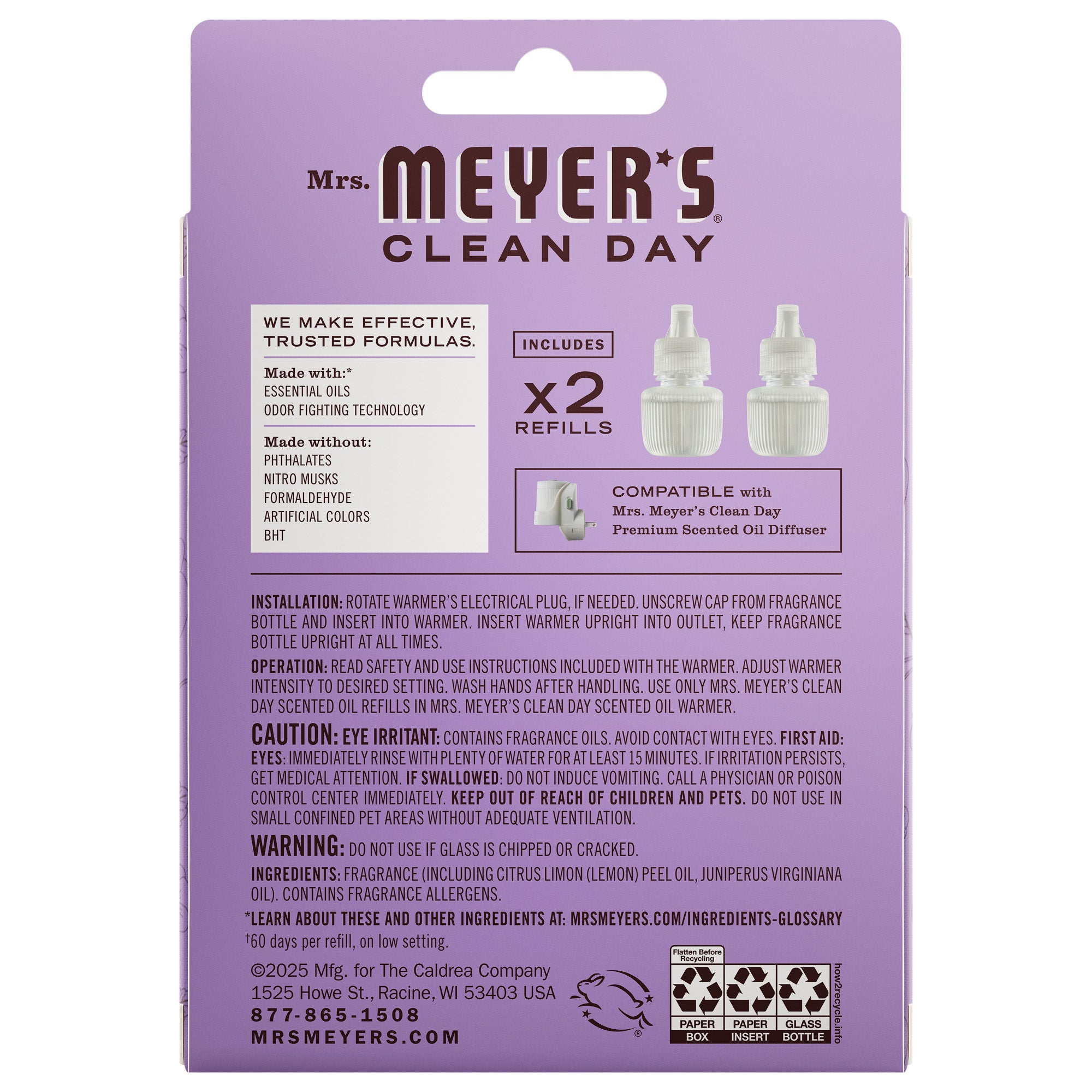 Compassion Flower Plug In Scented Oil Refill. 2-Pack - Image 2