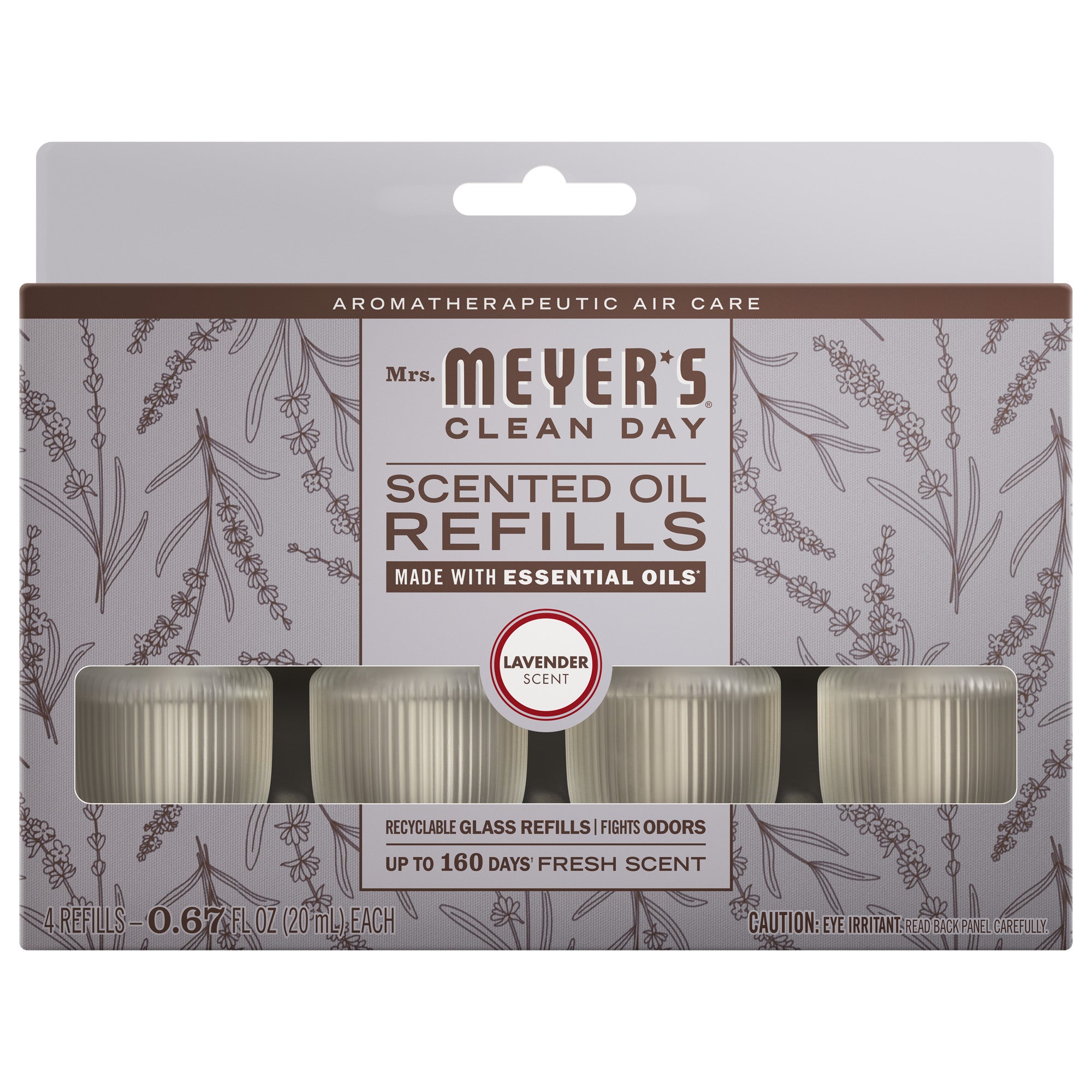 Lavender Plug In Scented Oil Refill. 4-Pack