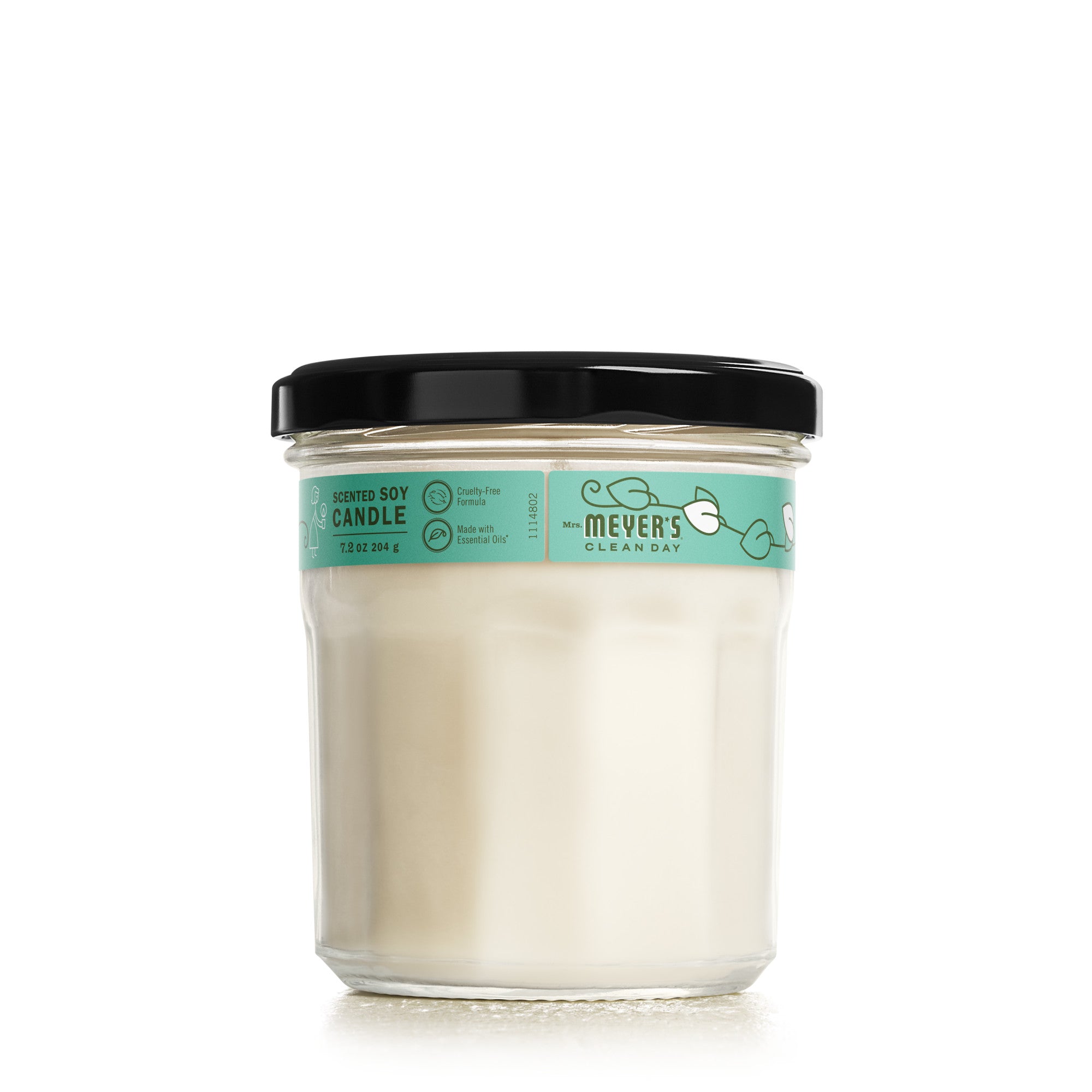 Basil Soy Candle Large - Image 2